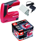 Miniatyrbillede 1 af 8: Einhell trådløs hæftemaskine TC-CT 3,6 Li (3,6V - 1,3Ah - 30 skud/min - ergonomi. Softgrip - sikkerhedsnæse - levering inkl. metalboks - oplader & 100
