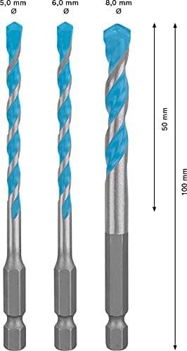 EXPERT MultiConstruction HEX-9 2608900584 multi-purpose boresæt, 3 styk, 3 styk (2608900584)