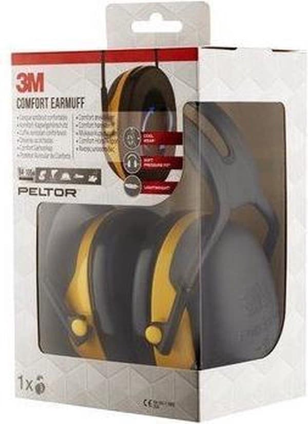 3M Peltor X2 - hörselskydd - SNR 31 dB - svart med gult