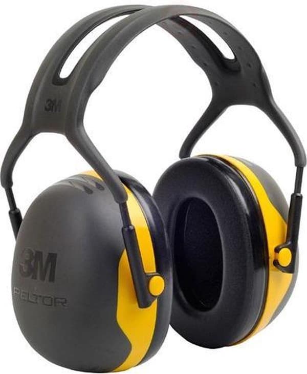 3M Peltor X2 - hörselskydd - SNR 31 dB - svart med gult