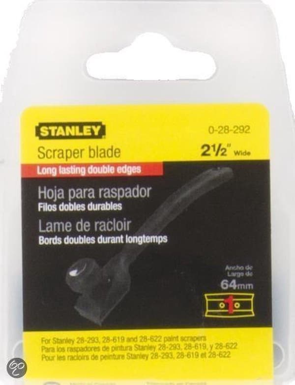 STANLEY - Varaterä 64 mm 2 - 28 - 619 - 1 kpl / kortti