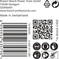 Miniatyrbild 3 av 6: Bosch tillbehör 2608901629 Slipnät för orbital slipmaskiner Korn 180 (L x B) 115 mm x 107 mm Paket med 50 (2608901629)