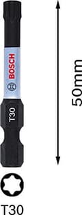 Miniatyrbillede 4 af 6: Bosch tilbehør 2608522489 seks-rund bit 1 stykke T-profil (2608522489)