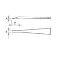 Miniatyrbild 6 av 6: Knipex 92 09 04 ESD ESD pincett 1 st, trubbig 115 mm (92 09 04 ESD)