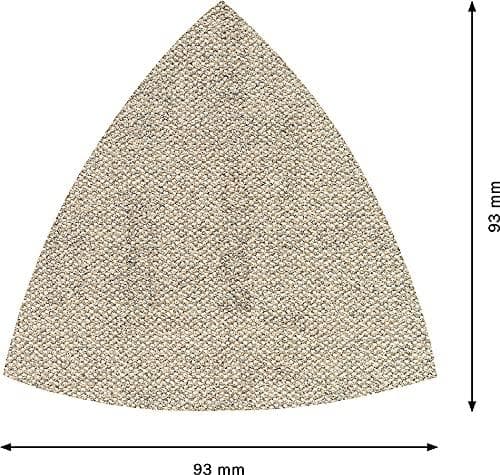 Bosch Expert M480 - Mesh struktur slibeplader - 5 stk - Delta - Korn: 80 - 93 mm