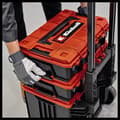 Miniatyrbild 6 av 6: EINHELL E-Case Tower - systemväska för förvaring & transport (stänksäker | max. 120 kg | inkl. 1x E-Case L + 2x E-Case S + tillbehör) (4540015)