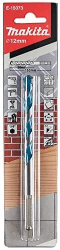 Makita E-15073 flerfunktionsborr i hårdmetall 1 stycke 12 mm total längd 150 mm 1/4 (6,3 mm) sexkant 1 stycke (E-15073)