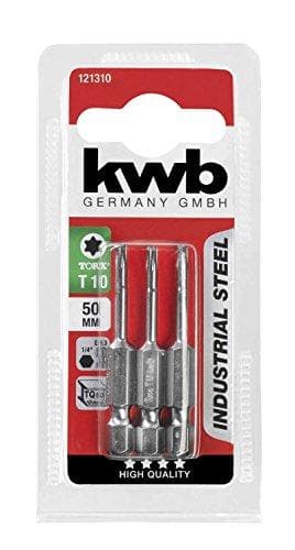 kwb 121315 sekskantet bit T 15 stål 3 stk. (121315)