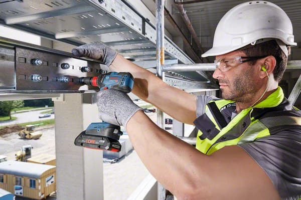 Bosch GDX 18V-200 Professional - Slagnøgle - akku - 1/4" unbrakon, 1/2" firkantet unbrakon - 200 N m - uden batteri - 18 V