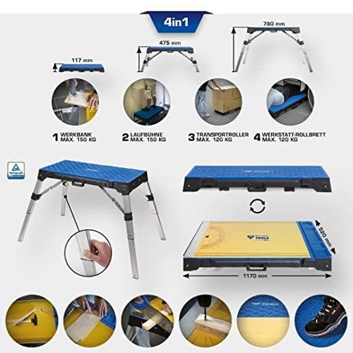 Brilliant Tools 10,20 cm (4") 1 universal arbejdsbord (BT180000)