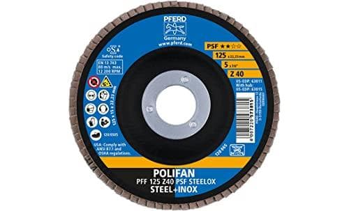 Wolfcraft random orbital slibepapir med velcro, perforeret 40 korn (Ø) 125 mm 1150100 25 stk. (1150100)