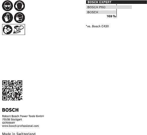 Bosch-tilbehør 2608901675 Slibepapir til multisliber korn 60, 120, 180 (L x B) 150 mm x 100 mm Pakke med 10 stk (2608901675)