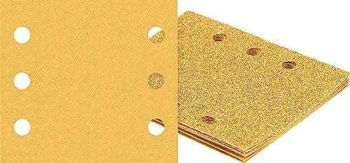Bosch tilbehør 2608901655 slibepapir til orbital slibemaskiner Grit 60 (L x B) 107 mm x 115 mm Pakke med 50 stk (2608901655)