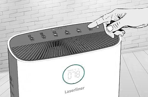 Laserliner AirBreeze 360UV ilmanpuhdistin 80 m² valkoinen (085.360A)