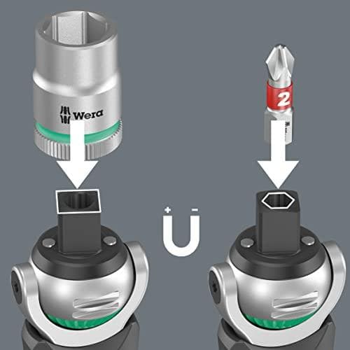 Wera 8009 Zyklop Pocket Imperial Sæt 1 (05004282001)