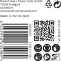 Miniatyrbild 3 av 11: Bosch tillbehör 2608901648 Sandpapper för Multi-Sander Grit 80 (L x B) 93 mm x 102 mm Paket med 50 (2608901648)