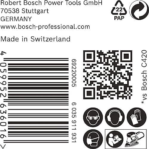 Bosch-tilbehør 2608901651 Slibepapir til multi-sliber korn 240 (L x B) 93 mm x 102 mm Pakke med 50 stk (2608901651)