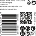 Miniatyrbillede 3 af 6: Bosch-tilbehør 2608901651 Slibepapir til multi-sliber korn 240 (L x B) 93 mm x 102 mm Pakke med 50 stk (2608901651)