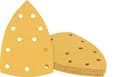 Miniatyrbillede 5 af 6: Bosch-tilbehør 2608901651 Slibepapir til multi-sliber korn 240 (L x B) 93 mm x 102 mm Pakke med 50 stk (2608901651)