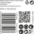 Miniatyrbild 3 av 6: Bosch tillbehör 2608901640 Slippapper för Multi-Sander Grit 40 (L x B) 150 mm x 100 mm Paket med 50 (2608901640)