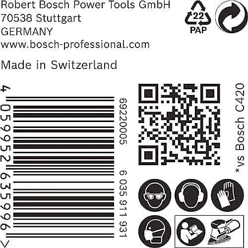 Bosch-tilbehør 2608901649 Slibepapir til multisliber korn 120 (L x B) 93 mm x 102 mm Pakke med 50 stk (2608901649)