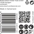 Miniatyrbild 3 av 6: Bosch tillbehör 2608901650 Slippapper för Multi-Sander Grit 180 (L x B) 93 mm x 102 mm Paket med 50 (2608901650)