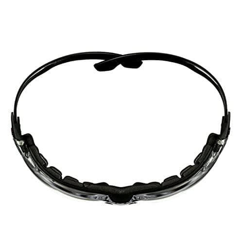 3M SecureFit sikkerhedsbriller, klar, polycarbonat (PC), tåge-/ridsebestandig (SF501SGAF-BLK-FM)