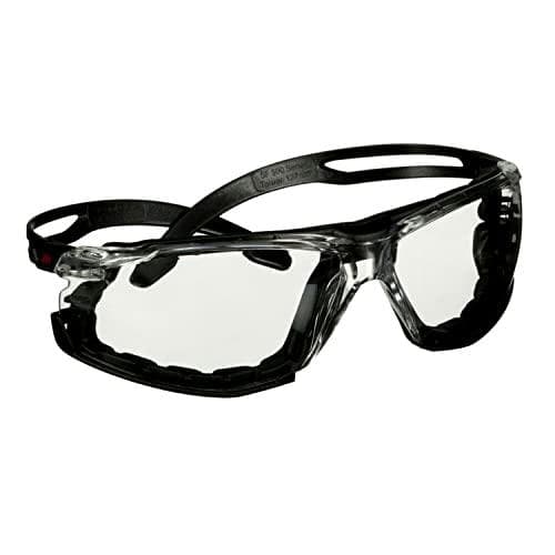 3M SecureFit sikkerhedsbriller, klar, polycarbonat (PC), tåge-/ridsebestandig (SF501SGAF-BLK-FM)