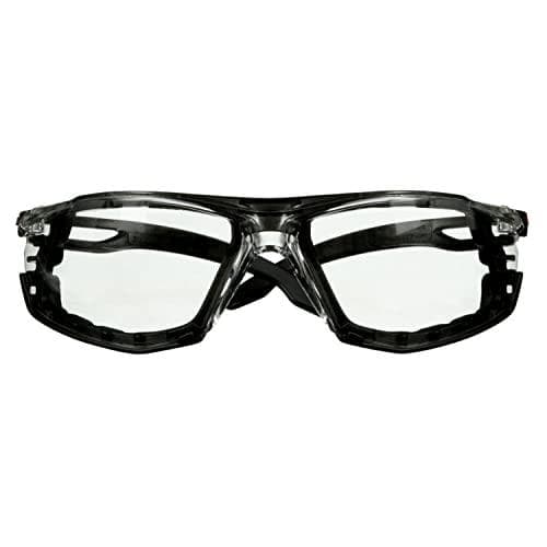 3M SecureFit sikkerhedsbriller, klar, polycarbonat (PC), tåge-/ridsebestandig (SF501SGAF-BLK-FM)