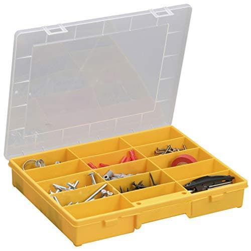allit "EuroPlus Basic" sortimentslåda, storlek: 37/15, gul, transparent, slagkraftig polypropen, 15 fack, - 1 st (457240)