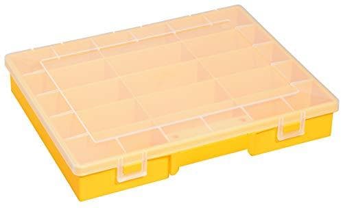 allit "EuroPlus Basic" sortimentslåda, storlek: 37/15, gul, transparent, slagkraftig polypropen, 15 fack, - 1 st (457240)