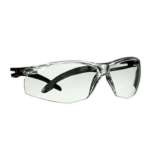 3M SecureFit skyddsglasögon, genomskinliga, polykarbonat (PC), anti-dimma/repor (SF501AF-BLK)