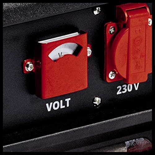 Einhell TC-PG 35/E5. Nominel effekt: 4100 W, nominel spænding: 230 V, brændstoftankkapacitet: 15 l. Antal hjul: 2 hjul, Farve på produkt: Sort, Rød. V
