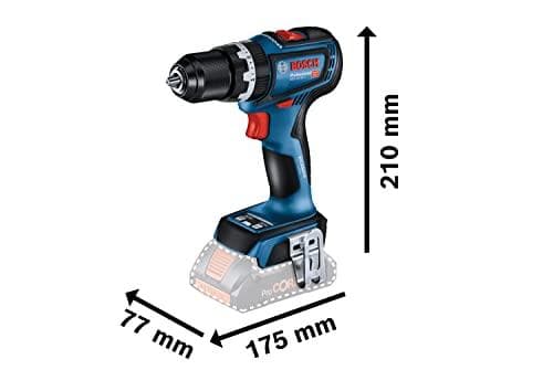 Bosch GSB 18V-90 C Professional - vasarapora - akku - 2 nopeutta - poraistukan avain 13 mm - 64 N m - 2 akkua - 18 V (06019K6103)