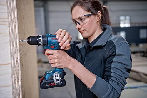 Bosch GSB 18V-90 C Professional - vasarapora - akku - 2 nopeutta - poraistukan avain 13 mm - 64 N m - 2 akkua - 18 V (06019K6103)