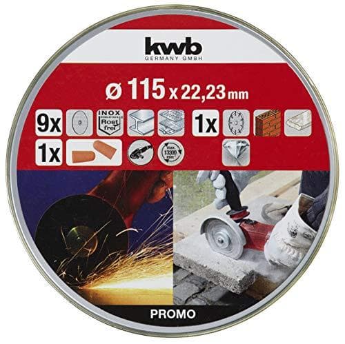 kwb 712031 skæreskivesæt 10 stk 115 mm 22,23 mm 10 stk (712031)