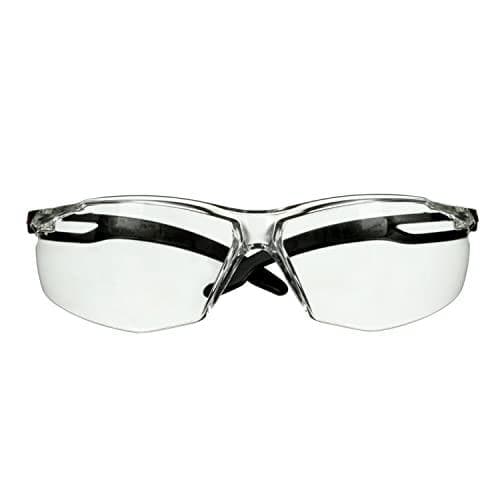 3M SecureFit suojalasit, kirkkaat, polykarbonaatti (PC), naarmuuntumaton (SF501ASP-BLK)