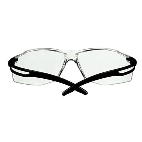 3M SecureFit suojalasit, kirkkaat, polykarbonaatti (PC), naarmuuntumaton (SF501ASP-BLK)