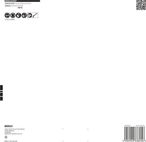 Bosch tillbehör 2608901677 Sandpapper för gipsslip korn 40, 80, 120, 180 (Ø) 225 mm Paket med 6 (2608901677)