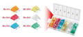 Miniatyrbillede 2 af 6: KS TOOLS serie af bilsikringer, 5-30A, zink, 120 stk. (970.0250)