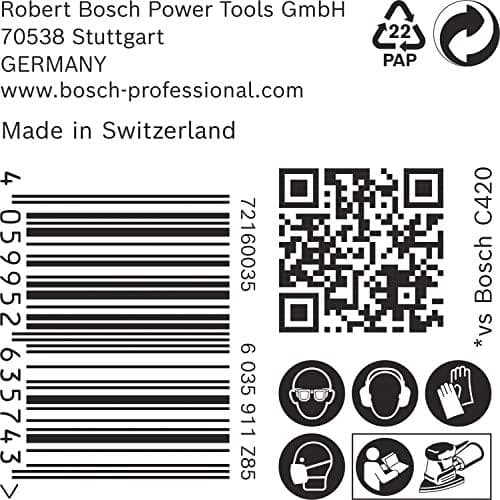 Bosch tillbehör 2608901624 Slipnät för Multi-Sander Grit 120 (L x B) 150 mm x 100 mm Paket med 50 (2608901624)