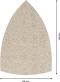 Miniatyrbild 4 av 6: Bosch tillbehör 2608901623 Slipnät för Multi-Sander Grit 80 (L x B) 150 mm x 100 mm Paket med 50 (2608901623)