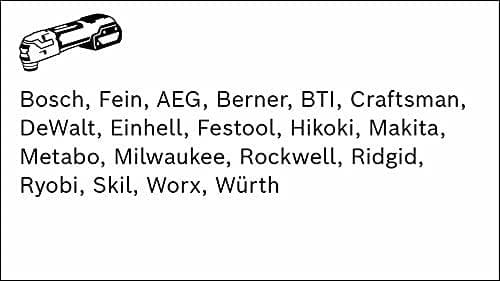 Bosch Professional 10 x Expert MetalMax AIZ 32 AIT sahanterät (teräkselle, ruostumattomalle teräkselle, leveys 32 mm, tarvikkeet monitoimityökalu)