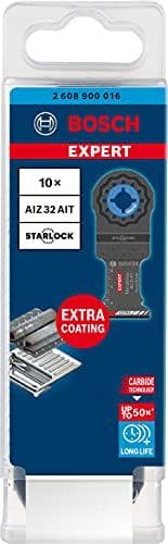 Bosch Professional 10 x Expert MetalMax AIZ 32 AIT sahanterät (teräkselle, ruostumattomalle teräkselle, leveys 32 mm, tarvikkeet monitoimityökalu)