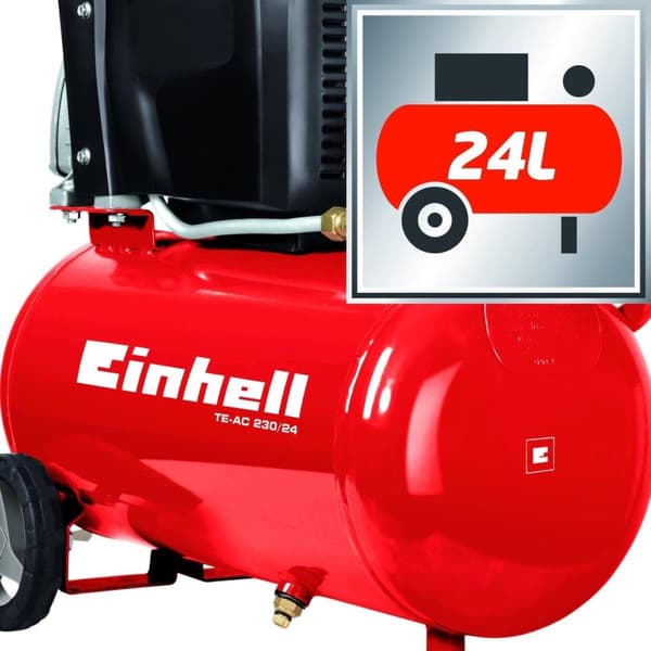 Einhell Kompressor 1500 W – 24 L – 8 Bar