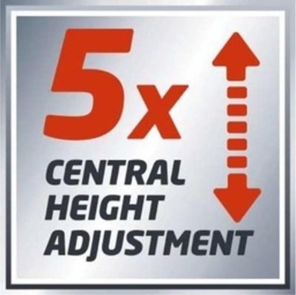 Einhell-akkuruohonleikkuri GE-CM 18/33 Li-Solo Power X-Change (litiumioni, jopa 200 m², harjaton moottori, 5-portainen keskitetty leikkuukorkeuden sää