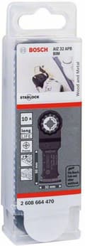 Pikkukuva 4 / 4: Bosch AIZ 32 APB - upposahan leikkuuterä - puulle, metallille, muoville - 10 kpl - Starlock - leveys: 32 mm (2608664470)