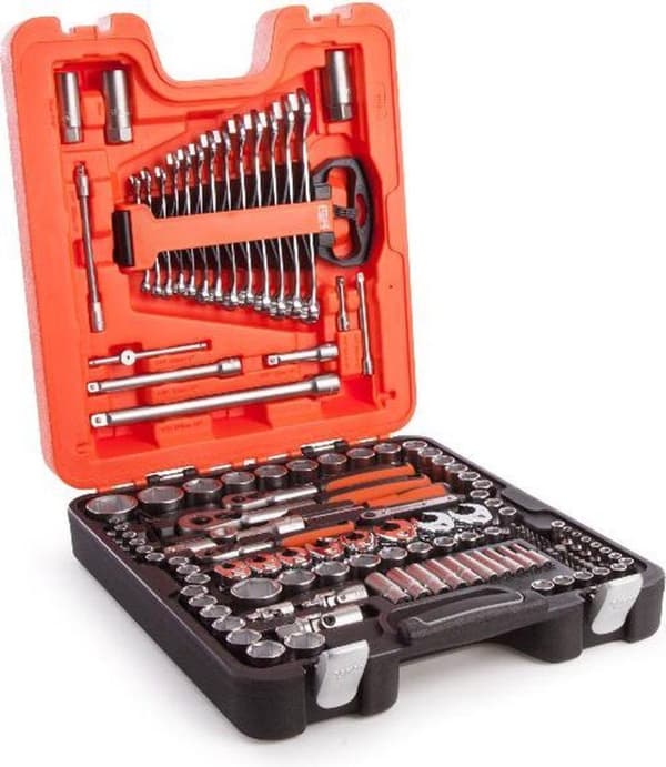Bahco hylsnyckelset 1/2, 1/4, 3/8 138 delar S138 (S138)