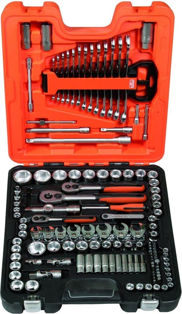 Bahco hylsnyckelset 1/2, 1/4, 3/8 138 delar S138 (S138)