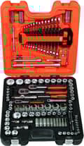 Miniatyrbild 4 av 5: Bahco hylsnyckelset 1/2, 1/4, 3/8 138 delar S138 (S138)